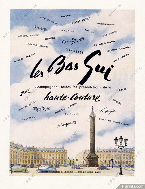 Bas Gui (Stockings) 1951 Place Vendôme