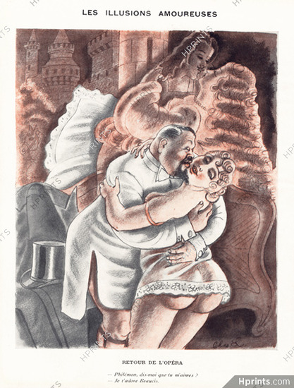 Chas Laborde 1935 Les Illusions Amoureuses, Retour de l'Opéra
