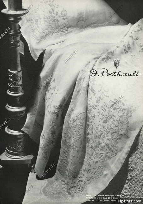 D. Porthault 1969 Embroidery