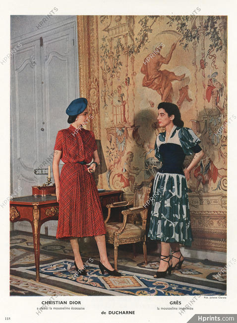 Christian Dior, Grès 1950 Ducharne