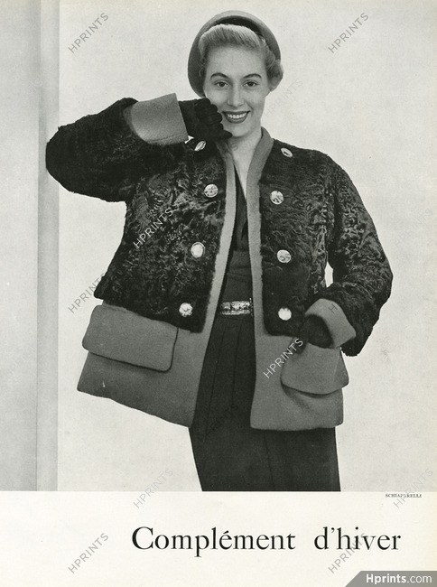 Schiaparelli 1949 Rodier, Fashion Photography