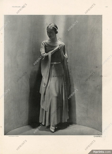 Chanel 1931 Evening Dress, Photo George Hoyningen-Huene