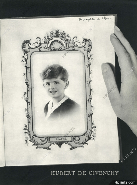 Hubert de Givenchy 1954 Album de Famille