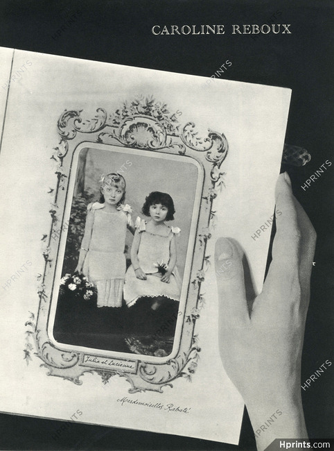 Caroline Reboux (Mesdemoiselles Rabaté) 1954 Julia et Lucienne Rabaté, Album de Famille