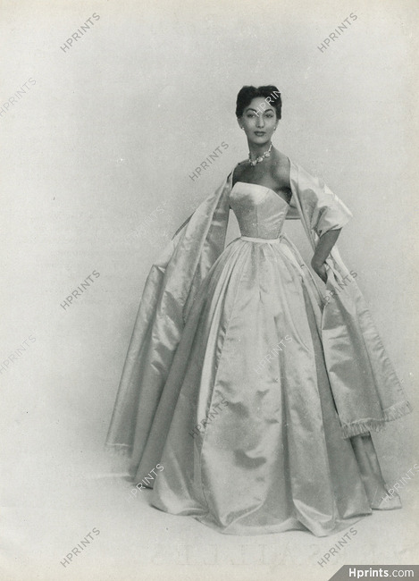 Christian Dior 1952 Strapless Dress