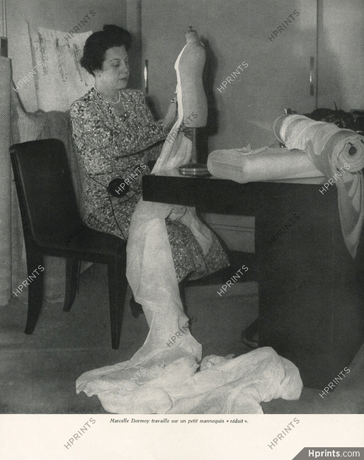Marcelle Dormoy (Portrait) 1947 Fitting