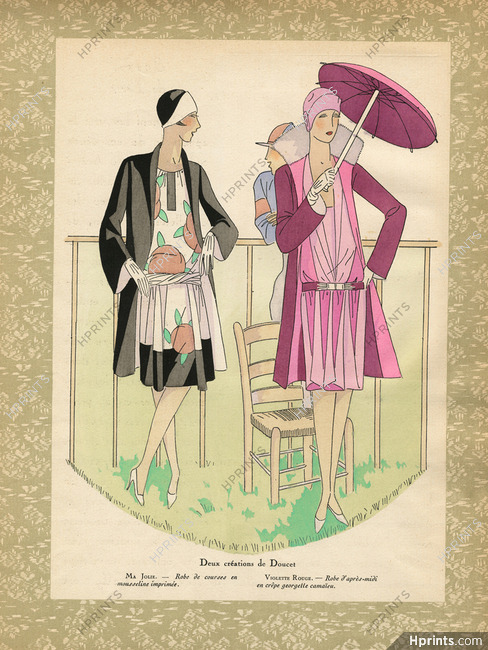 Doucet 1928 Summer Dresses, Parasol