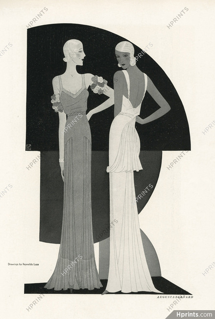 Augustabernard 1931 Robe du soir drapée, Evening Gowns, Reynaldo Luza