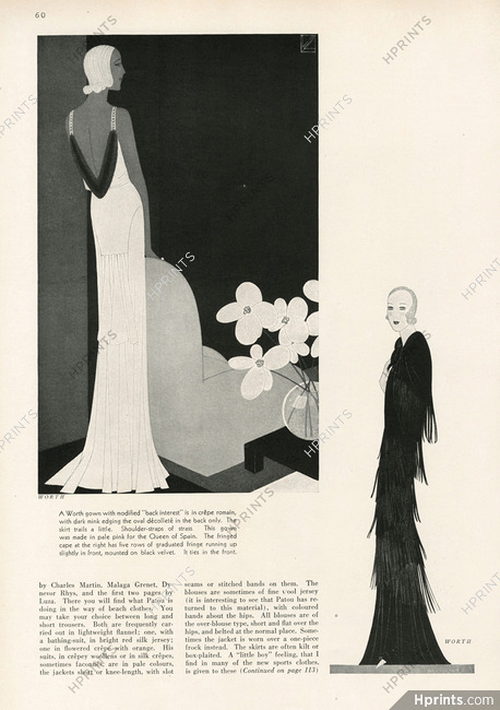 Worth 1931 Evening Gown, Reynaldo Luza