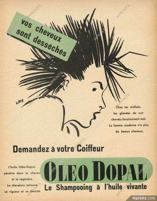Dop (Hair Care) 1938 Oleo Dopal, Libis
