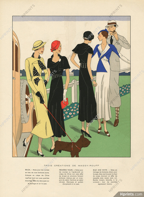 Maggy Rouff 1932 Dresses for Horse Racing