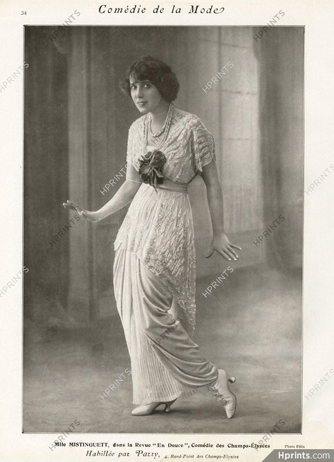 Mistinguett 1913 Evening Gown Parry