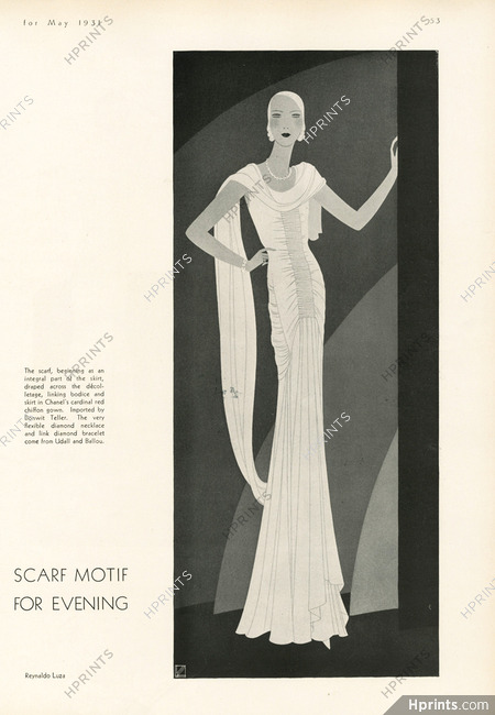 Chanel 1931 Evening Gown, Reynaldo Luza