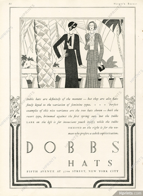 Dobbs (Millinery) 1931