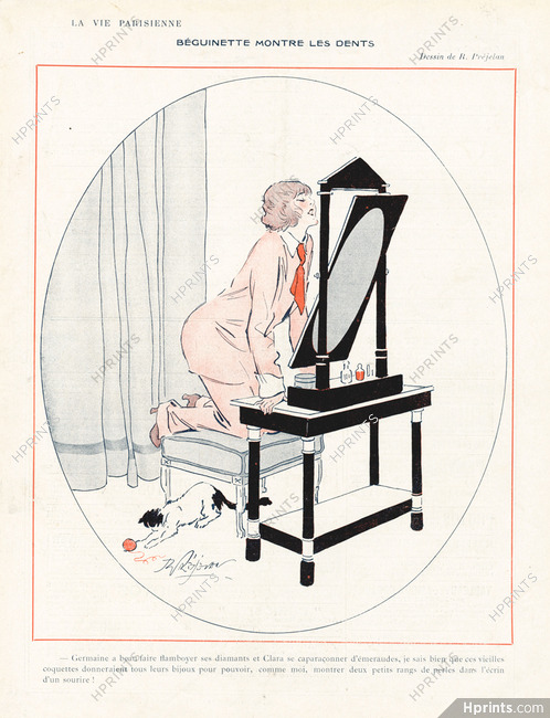 René Préjelan 1913 Béguinette montre les dents