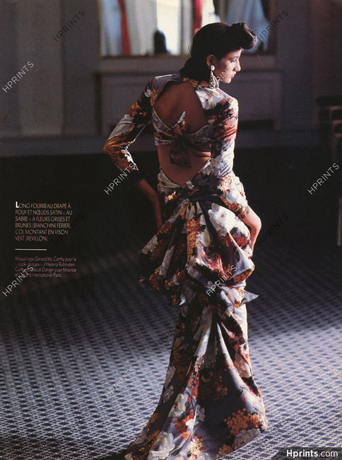 Jean Patou 1986 Evening Gown, Bianchini Férier
