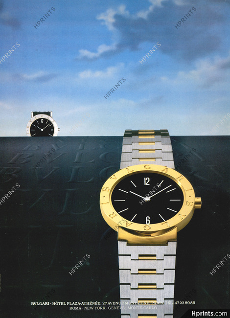Bulgari (Watches) 1986 French advertising