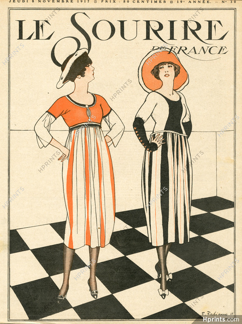 Fabien Fabiano 1917 Battle of Ladies, Elegant Parisienne