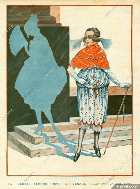 Maurice Pépin 1920 "La culotte second empire memenace-t-elle ?" fashion