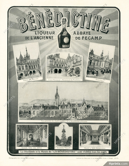 Ets Bénédictine 1906 Distillerie, Musée, Abbaye de Fécamp