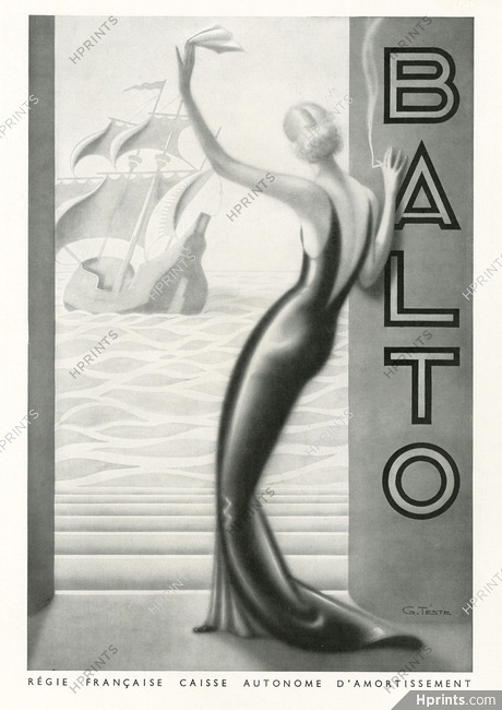 Balto 1936 G.Teste, Smoker, Elegant
