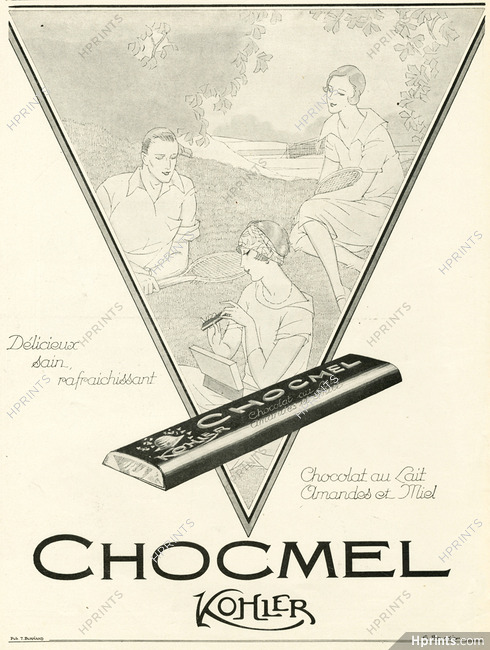 Kohler 1926 Chocmel, Bourdier Tennisman