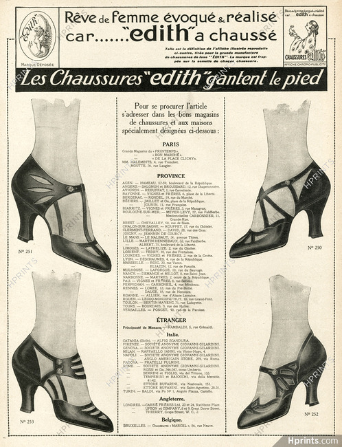 Edith (Shoes) 1920