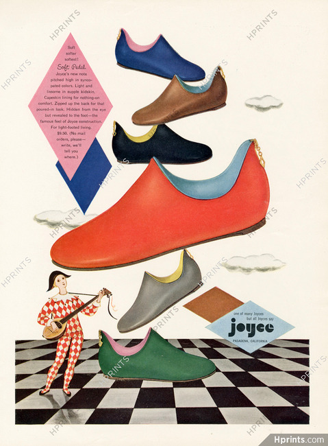 Joyce (Shoes) 1950 Arlequin