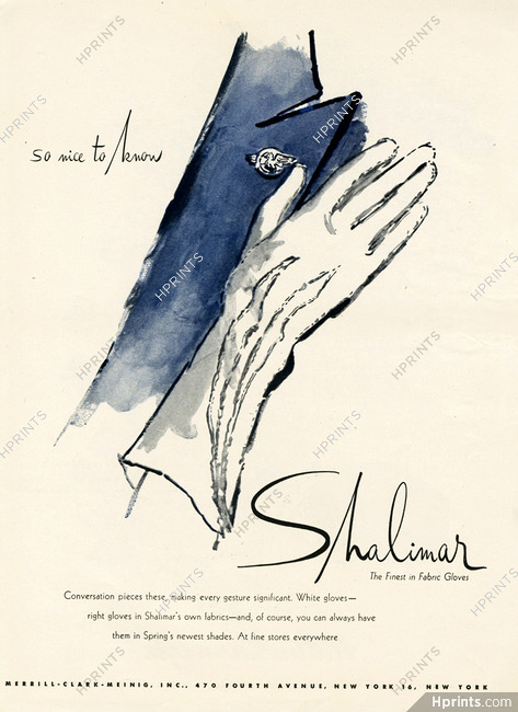 Shalimar (Gloves) 1946