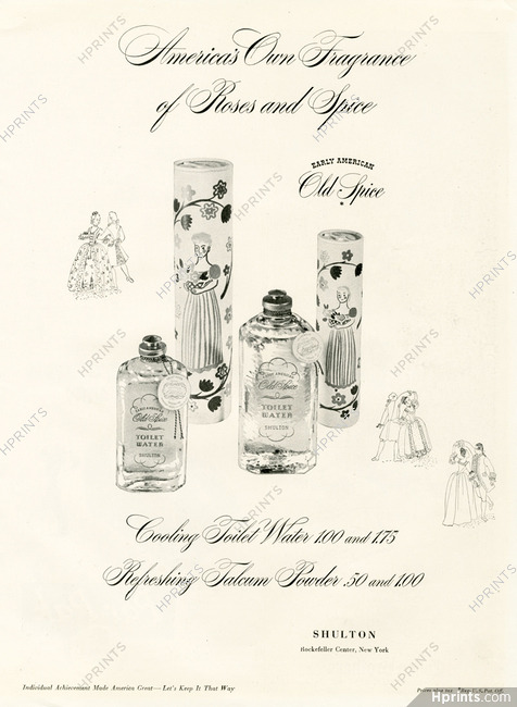 Shulton (Perfumes & Cosmetics) 1946 Eau de Toilette "Old Spice"