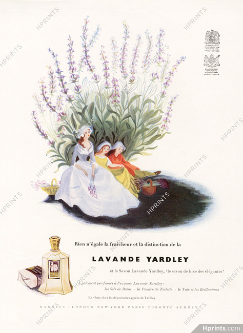 Yardley (Perfumes) 1951 "Lavande"