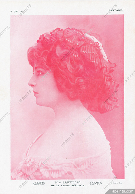 Geneviève Lantelme 1908 Portrait, Photo Boyer & Bert