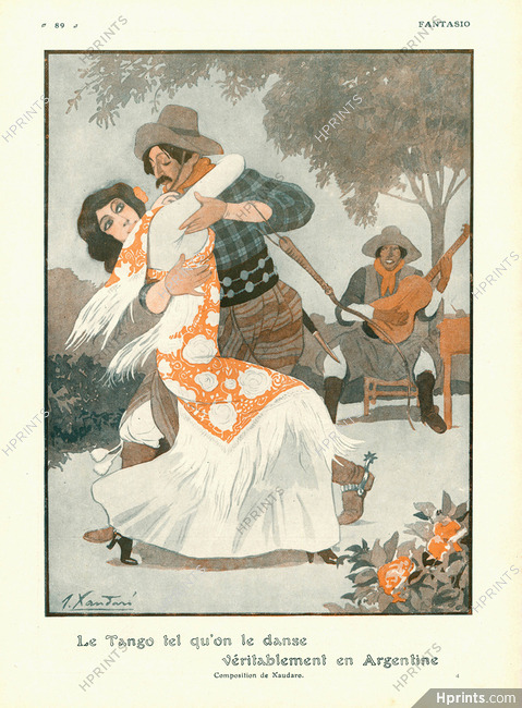 Xaudaro 1913 "Le Tango Argentin" The Argentinian tango