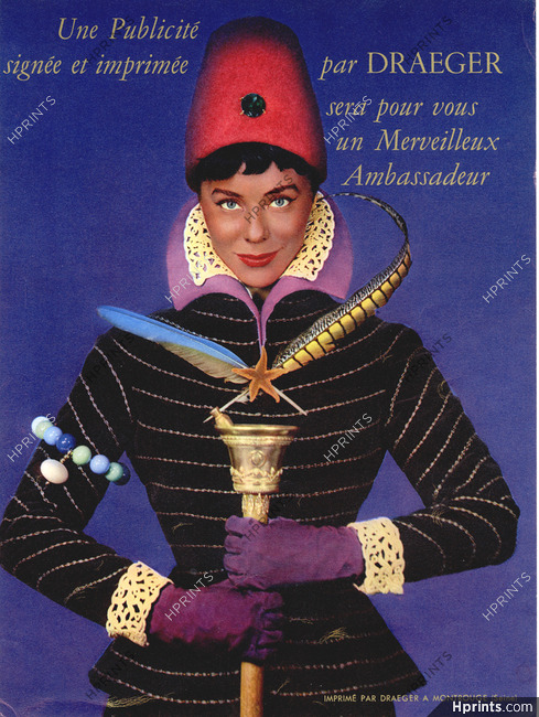Bettina Graziani 1950s, Draeger Frères (Edition)