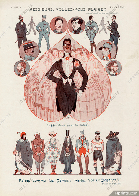 Armand Vallée 1924 Elégance Masculine, Men's Clothing, Dandy