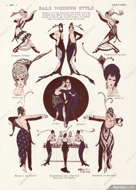 Bals Modern Style, 1914 - Armand Vallée Dancers, Tango