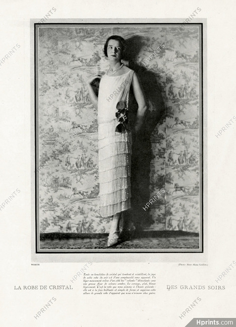 Worth 1924 "La Robe de Cristal" Photo Laure Albin Guillot
