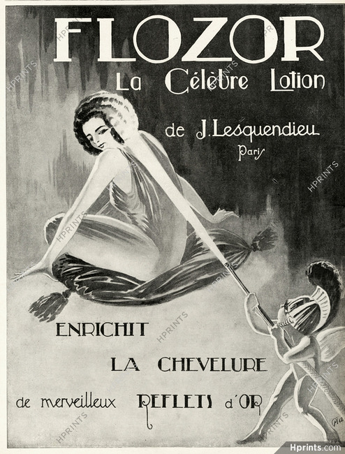 Flozor (Hair care) 1926 Lesquendieu, Angel, Pla
