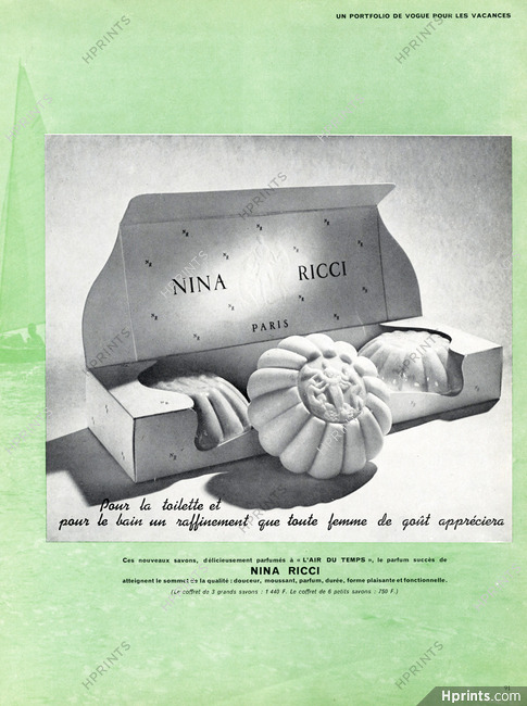 Nina Ricci (Soap) 1958 Air du Temps