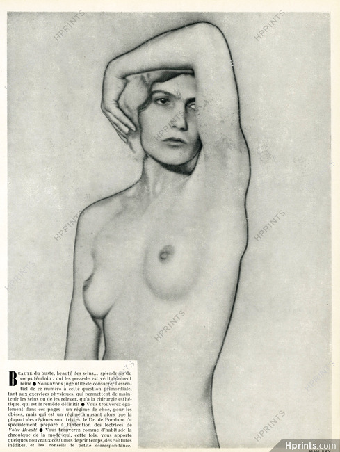Man Ray 1934 Beauté des Seins... Splendeurs du Corps Féminin, Topless