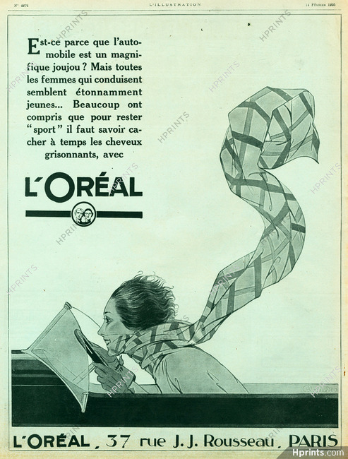 L'Oréal 1925 Dyes for hair, Jean Claude
