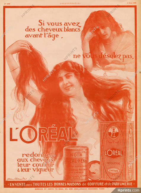 L'Oréal (Hair Care) 1921 Jean Claude