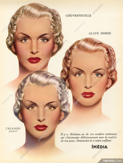 L'oréal 1952 Imédia, Dyes for hair, Hairstyle