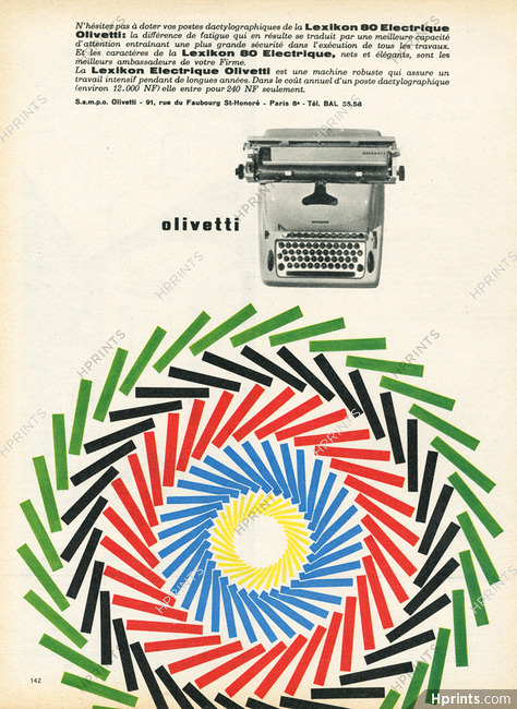 Olivetti (Typewriters) 1960