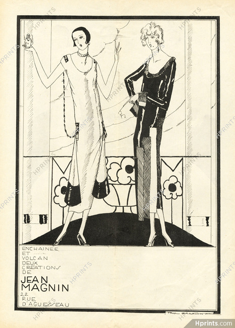 Jean Magnin 1924 Dinner Dresses, Paul Scavone