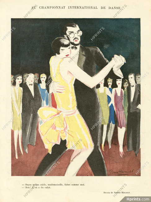 Au Championnat International de Danse, 1928 - Pierre Hérault Tango