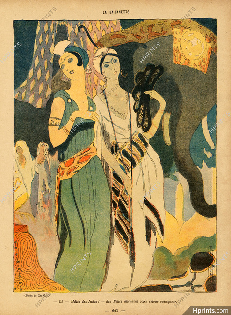 Géo Gas 1918 Indian Elegantes, Elephant