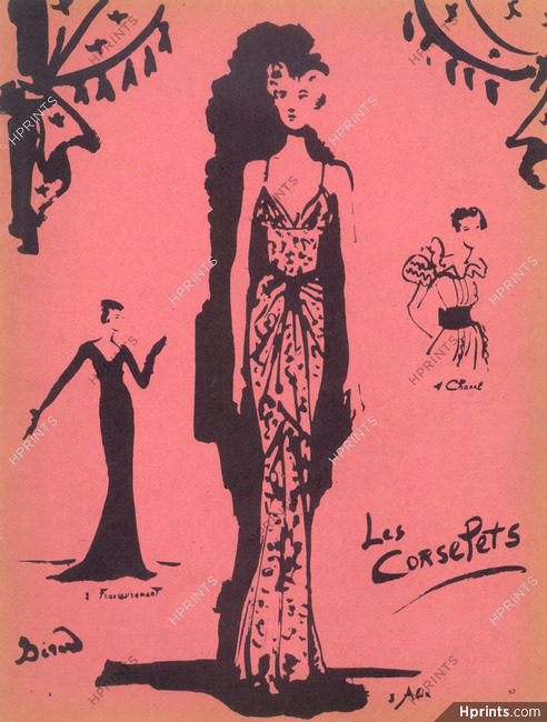 Alix 1937 Les Corselets, Christian Bérard