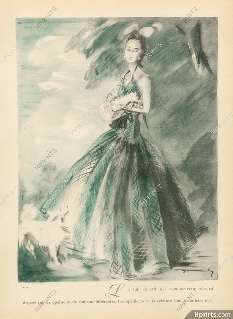 Alix 1938 Jacques Demachy, Evening Gown