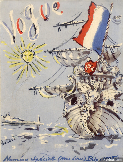 Vogue Paris 1945 Libération, Christian Bérard